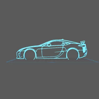 Lexus - LFA 2012 Wall Art
