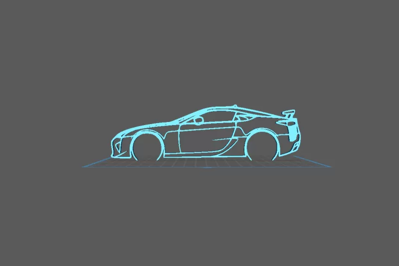 Lexus - LFA 2012 Wall Art - Model preview 2