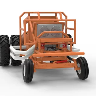 Racing Combine Harvester Base Scale 1:25 - Model thumbnail 14
