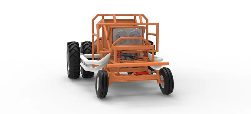 Racing Combine Harvester Base Scale 1:25 - Model preview 14
