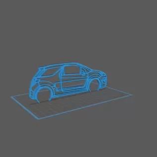 Citroën - DS3 Racing Wall Art - Model thumbnail 1