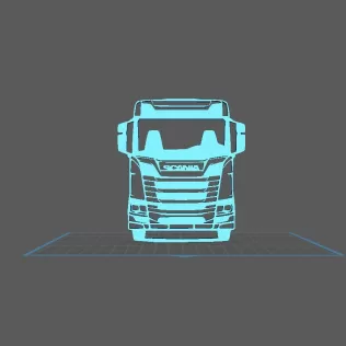 Truck - Scania R730 Wall Art