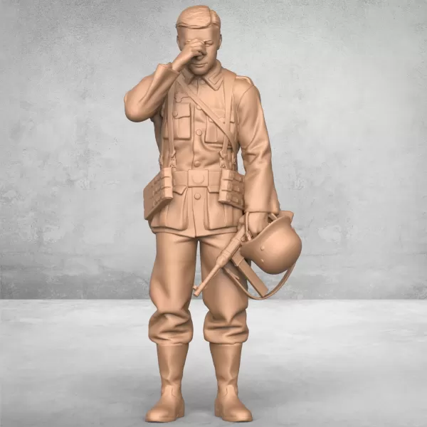 Disappointed Army Soldier - Model preview 1