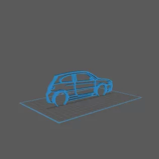 Alfa Romeo - 147 GTA Wall Art - Model thumbnail 1