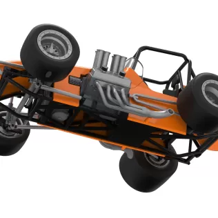 Vintage Pavement Sprint car Scale 1:25 - Model thumbnail 3