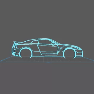 Nissan - R35 GTR Wall Art