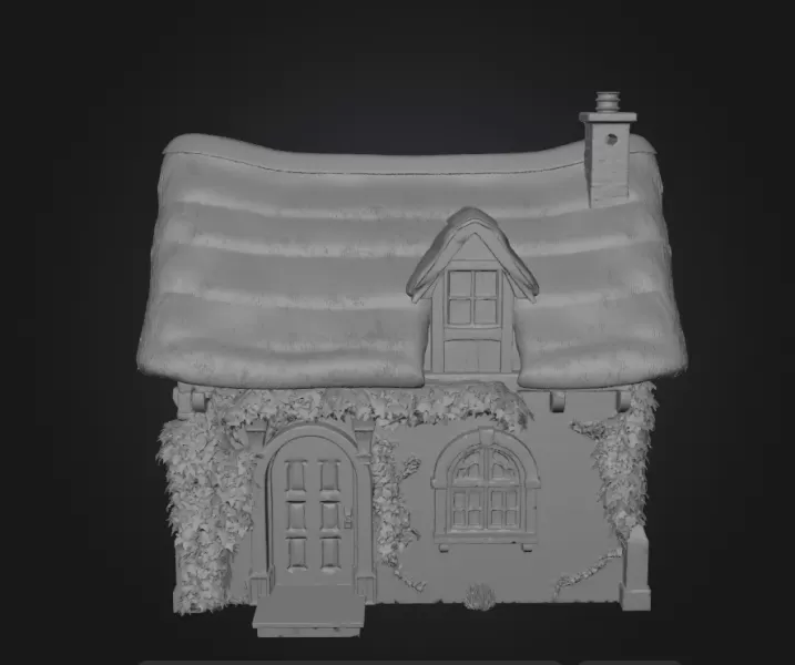 Medieval House - Model preview 1