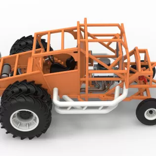 Racing Combine Harvester Base Scale 1:25 - Model thumbnail 10