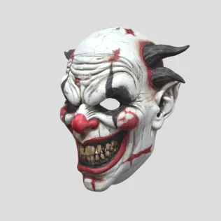 Evil Clown Mask - Model thumbnail 2