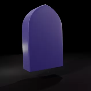 Virgin of Solitude Chibi Style Printable 3D Model - Model thumbnail 4