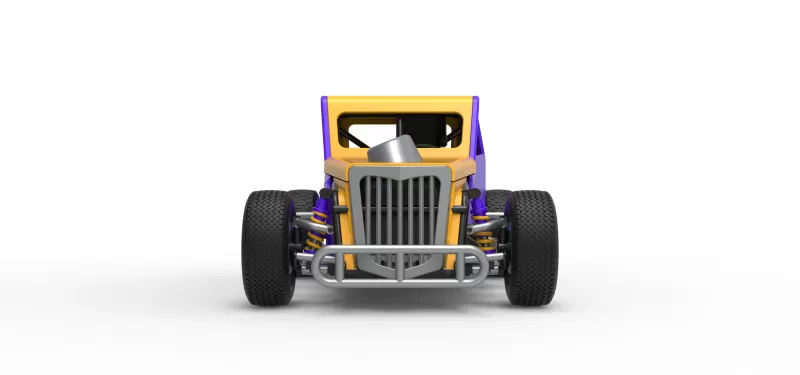 Dwarf car Version 2 Scale 1:25 - Model preview 7