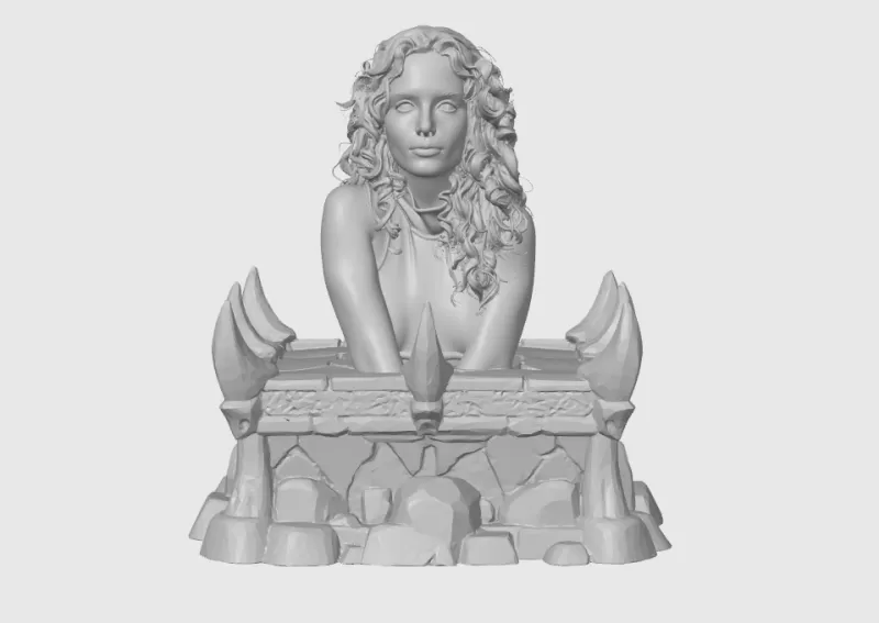 Gabriela Andrada 3D Bust Print - Model preview 3