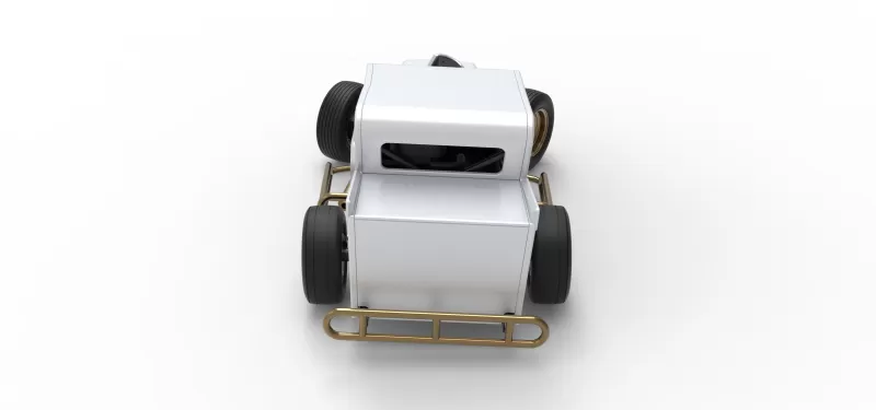 Dwarf car while turning Version 2 Scale 1:25 - Model preview 17