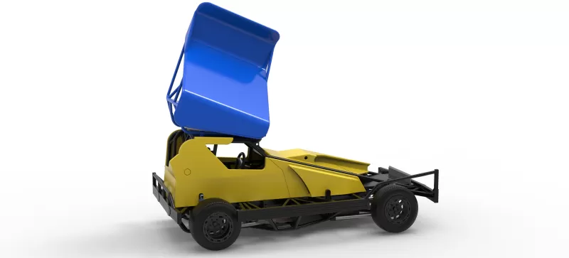 BriSCA Formula 1 Stock Car for Dirt Version 2 Scale 1:25 - Model preview 20
