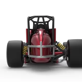 Pavement Silver Crown Car Version 2 Scale 1:25 - Model thumbnail 16