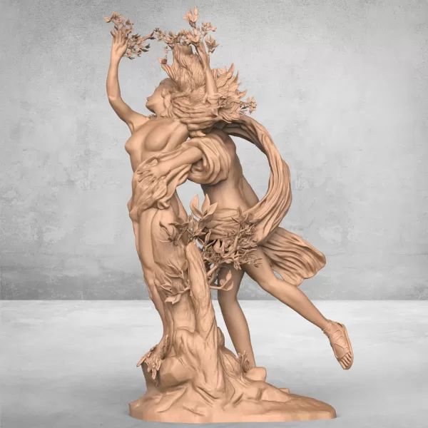 Apollo and Daphne Sculpture - Model preview 6