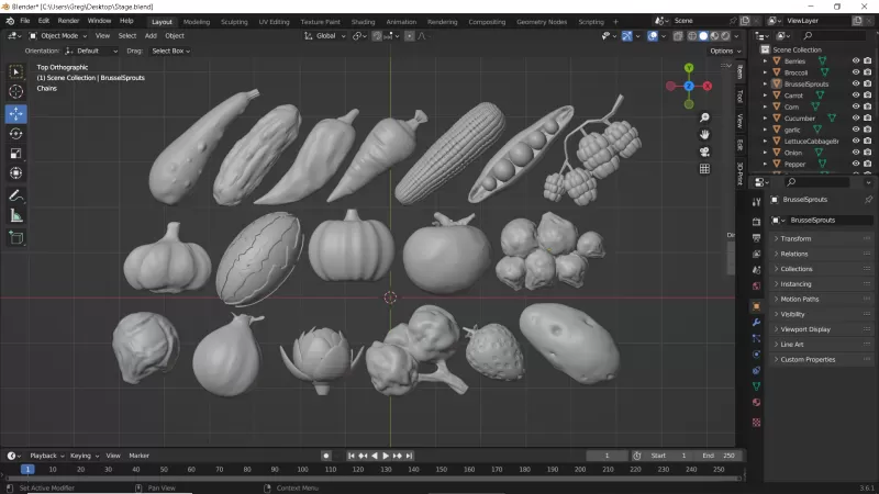 Garden Sign and Attachments - Model preview 11