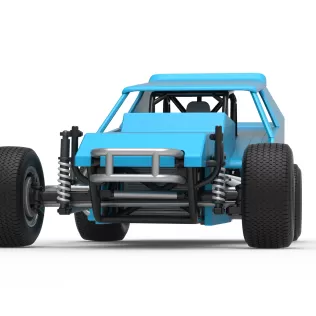 Vintage Dirt Modified stock car Version 8 Scale 1:25 - Model thumbnail 6