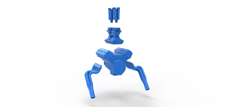 Engine of Gasser Version 2 Scale 1:25 - Model preview 17