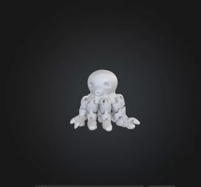 Mini octopus - Model preview 1