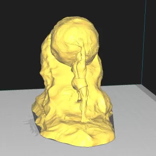 Sisyphus Bookends - Model thumbnail 3
