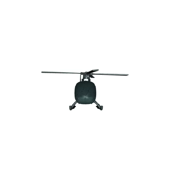 Decorative Helicopter 3D Printable Model - Model preview 3