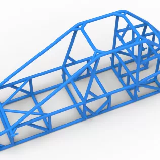 Frame of Experimental Pavement Silver Crown Car V3 Scale 1:25 - Model thumbnail 2
