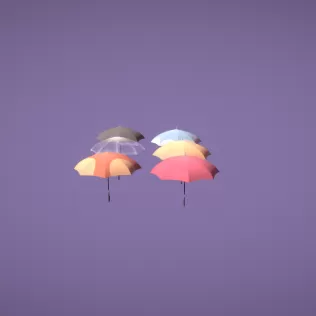 Umbrella Diffrent Styles - Model thumbnail 2