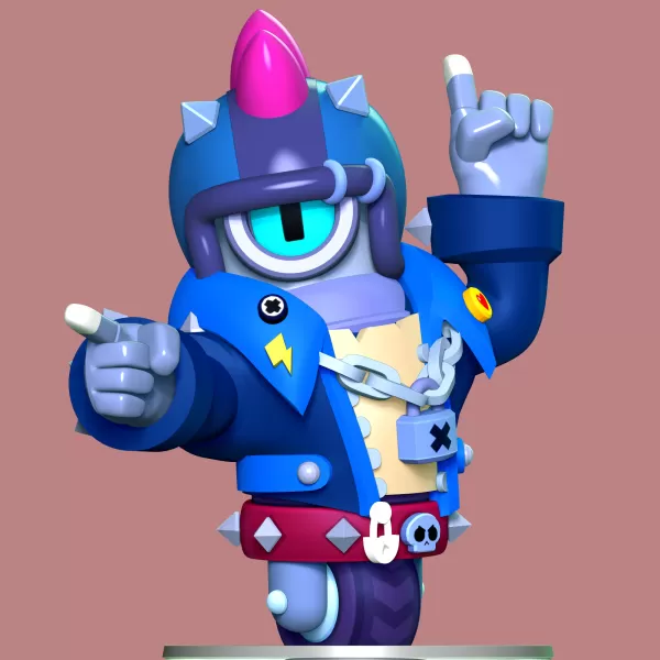 Stu - Brawl Stars - Model preview 1