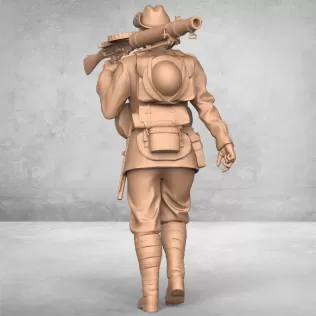 Walking Army Soldier - Model thumbnail 2