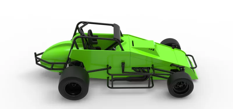 Pavement Silver Crown Car Version 3 Scale 1:25 - Model preview 23