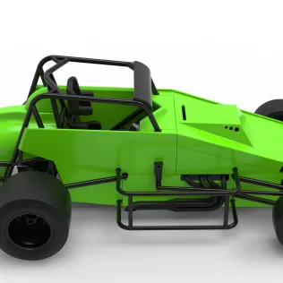 Pavement Silver Crown Car Version 3 Scale 1:25 - Model thumbnail 23
