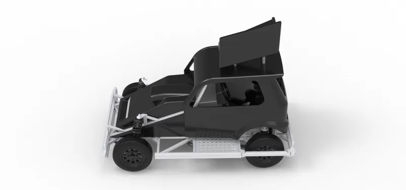 New Zealand Ministock car Version 3 Scale 1:25 - Model preview 10