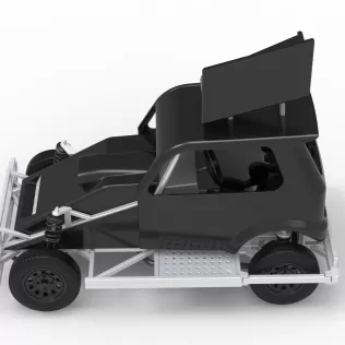 New Zealand Ministock car Version 3 Scale 1:25 - Model thumbnail 10