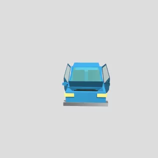 Simple Lowpoly Car - Model thumbnail 2