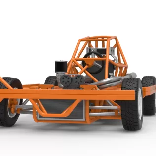 BriSCA Formula 2 Stock Car Base Scale 1:25 - Model thumbnail 6