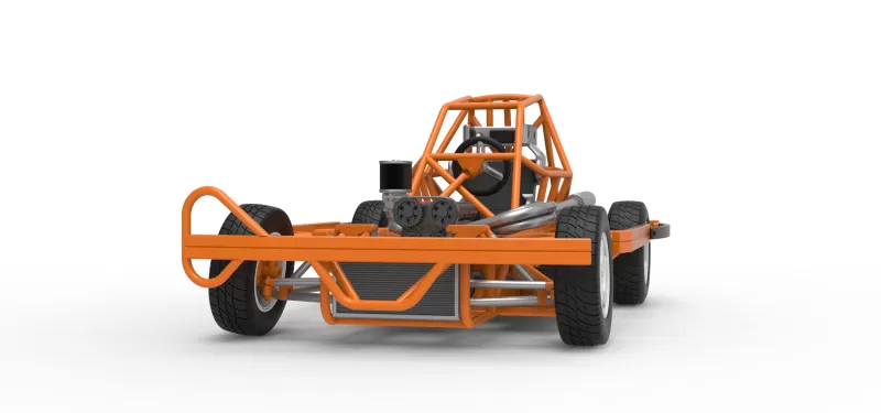 BriSCA Formula 2 Stock Car Base Scale 1:25 - Model preview 6