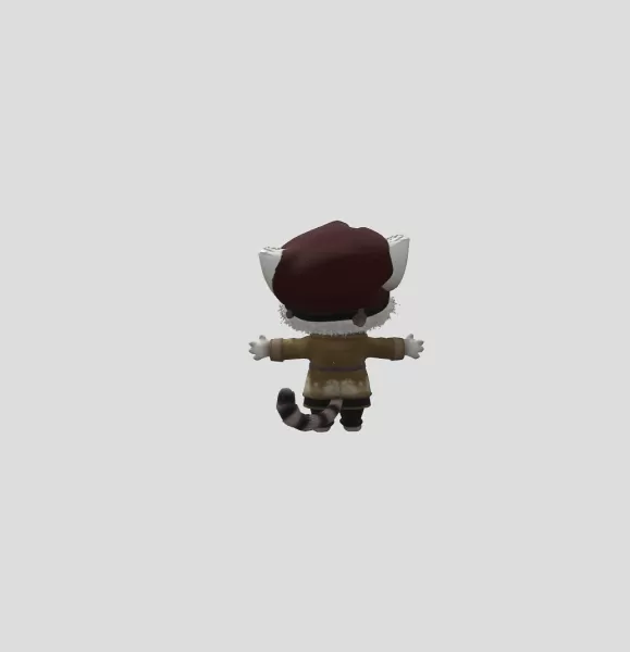 Captain Whiskers - Model preview 3