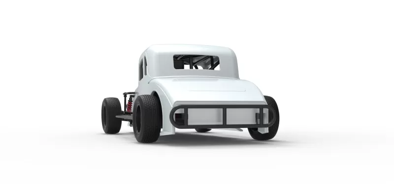 Canadian vintage modified stock car Scale 1:25 - Model preview 15