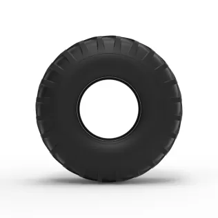 Mud dragster rear tire 2 Scale 1:25 - Model thumbnail 5