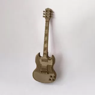 🎸 SG Guitar With Stand – 3D Printable Model - Model thumbnail 2