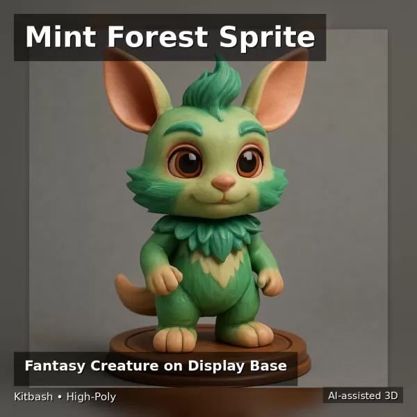 Whimsical Character Pack – Kitbash High-Poly Figure Collection ( - Model preview 14