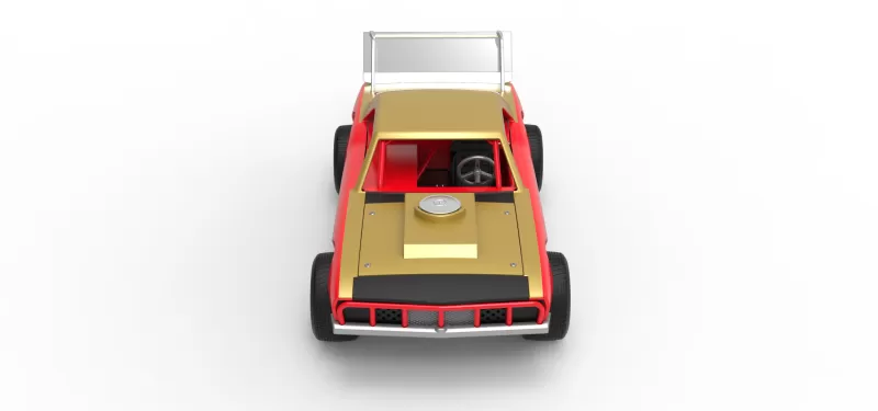 Vintage Semi-Late Model Stock Car Scale 1:25 - Model preview 8