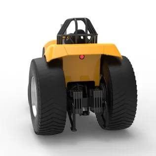 Fun short Pro Stock Pulling Tractor Version 5 Scale 1:25 - Model thumbnail 11