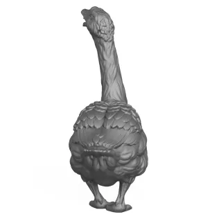 3D Printable Goose Bird Standing Pose