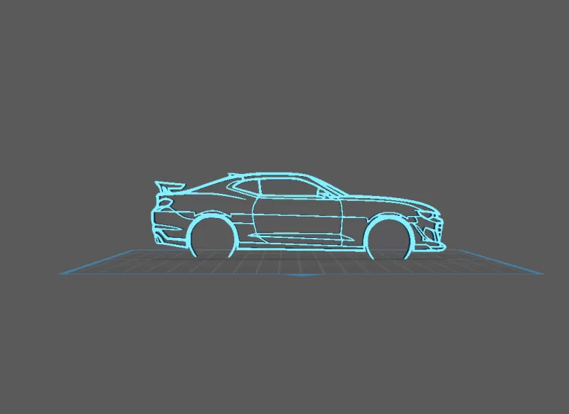 Chevrolet - Camaro ZL1 Wall Art - Model preview 1