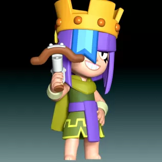 Archer Queen Penny - Model thumbnail 4
