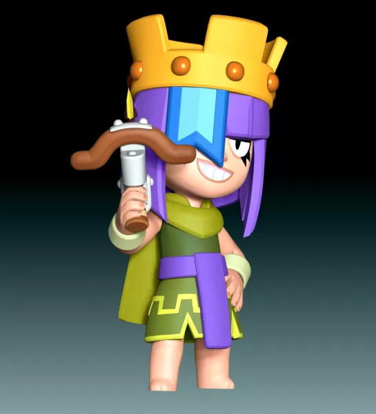 Archer Queen Penny - Model preview 4