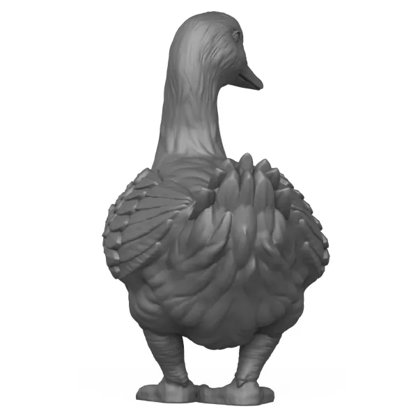 3D Printable Duck Bird - Model preview 6