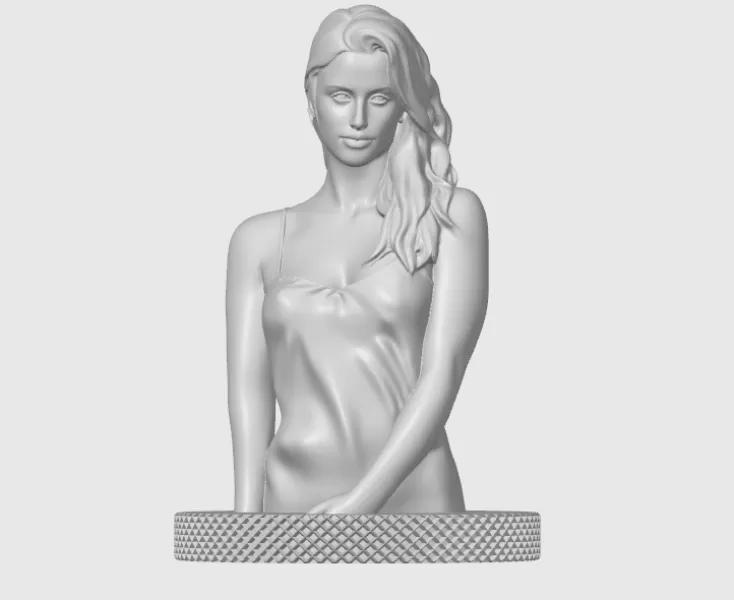 Lili Reinhart 3D Bust Print - Model preview 3